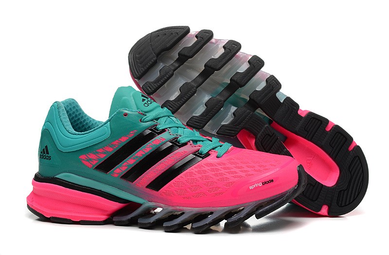 Adidas Springblade Razor 2 Womens Shoes -(Bright Cherry Pink Turquoise Carbon Black)